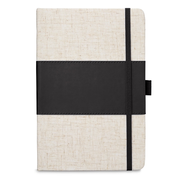 5x7 Soft Cover PU & Heathered Fabric Journal - Image 8