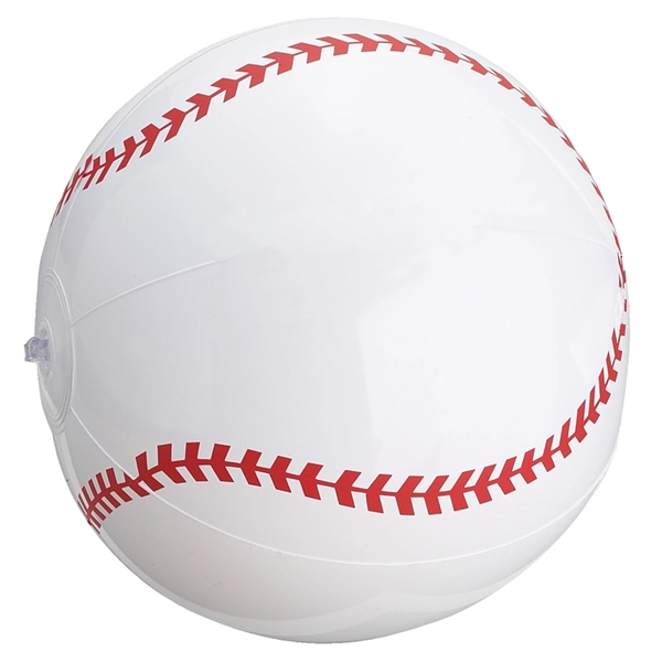 14" Baseball Beach Ball - Image 3