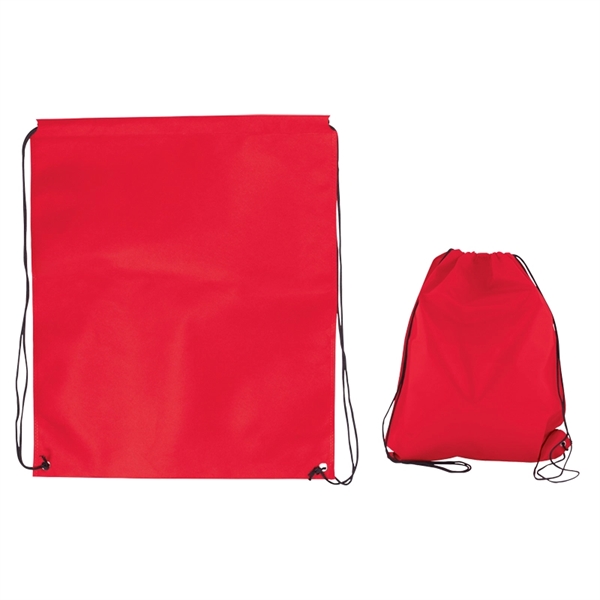 Jumbo Non-Woven Drawstring Cinch-Up Backpack - Image 9