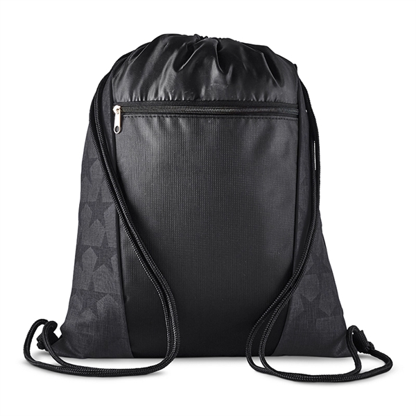 Constellation Polyester Drawstring Backpack - Image 4