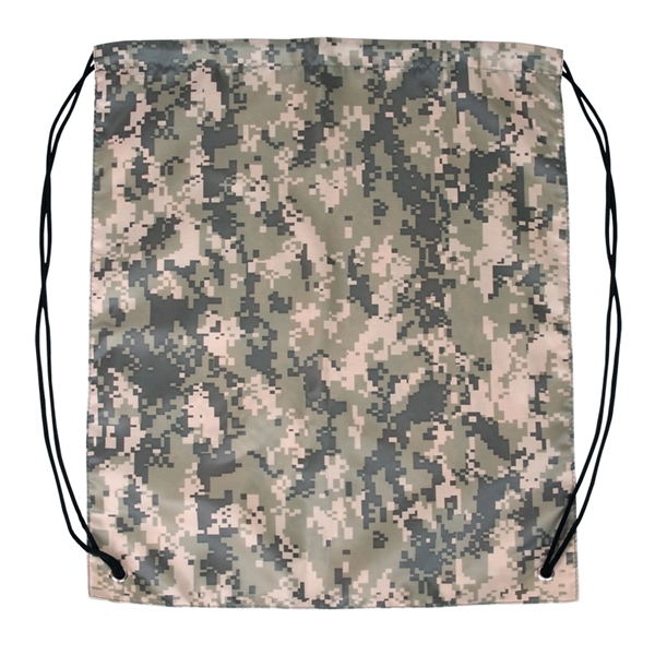 Camo Drawstring Backpack - Image 3