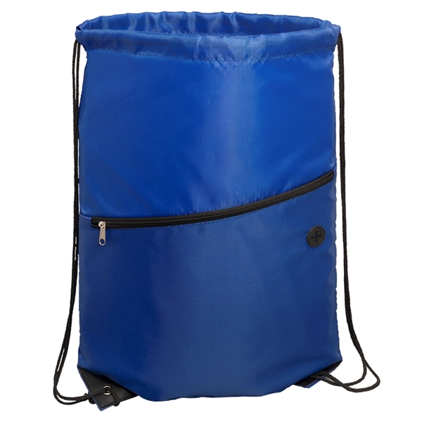 Incline Drawstring Backpack with Zipper - Image 14
