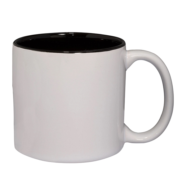 14 oz. Glossy Jamocha Ceramic Mug - Image 5