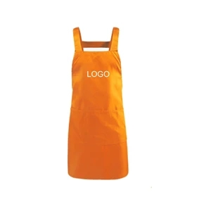 Colored Apron with Three Pouches    