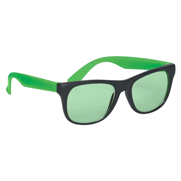 Tinted Lenses Rubberized Sunglasses - Image 13