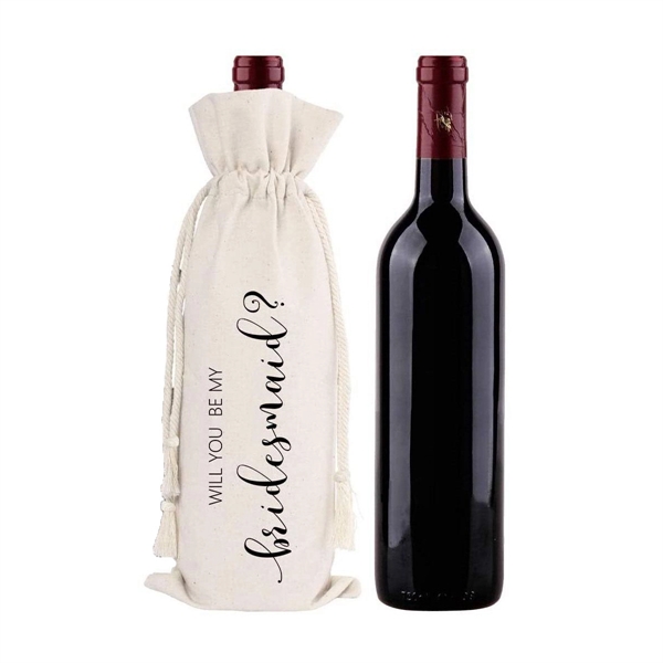 Promotional Canvas Wine Bottle Bag - Image 6
