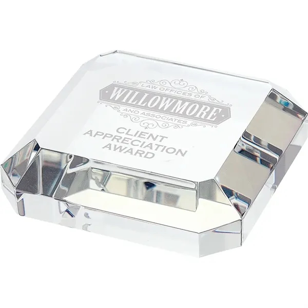 Taranto Square Crystal Paperweight - Image 66