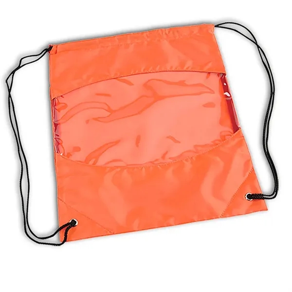 Clear-View Drawstring Bag - Image 5