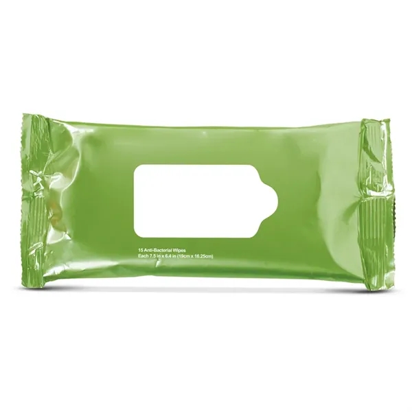 Antibacterial Wet Wipes in Pouch- 15 PC - Image 7