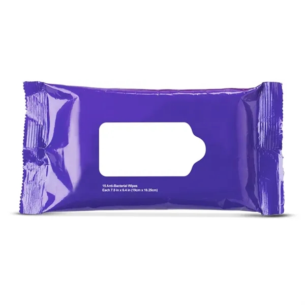 Antibacterial Wet Wipes in Pouch- 15 PC - Image 8