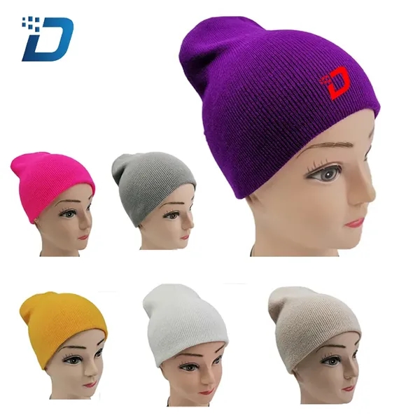 Winter Knit Beanie Hat - Image 2