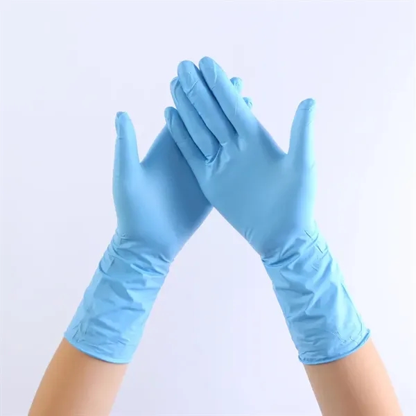 Thin Layer Disposable Nitrile Gloves - Image 2