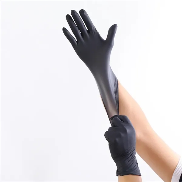 Thin Layer Disposable Nitrile Gloves - Image 4
