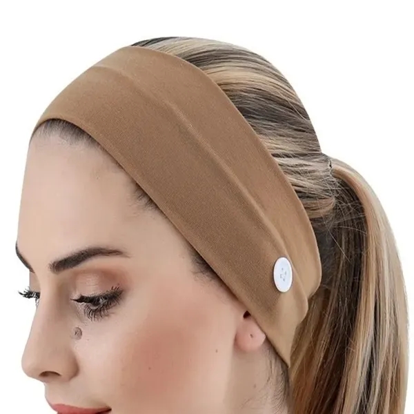Polyester Button Headband - Image 2