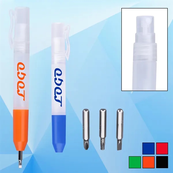 Screwdriver Tool w/ Spray Bottle and Clip - Image 1