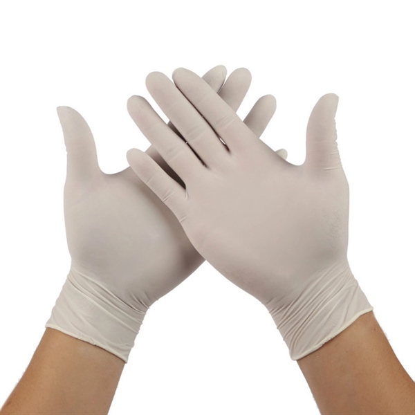 Powder Free Disposable Latex Gloves - Image 1