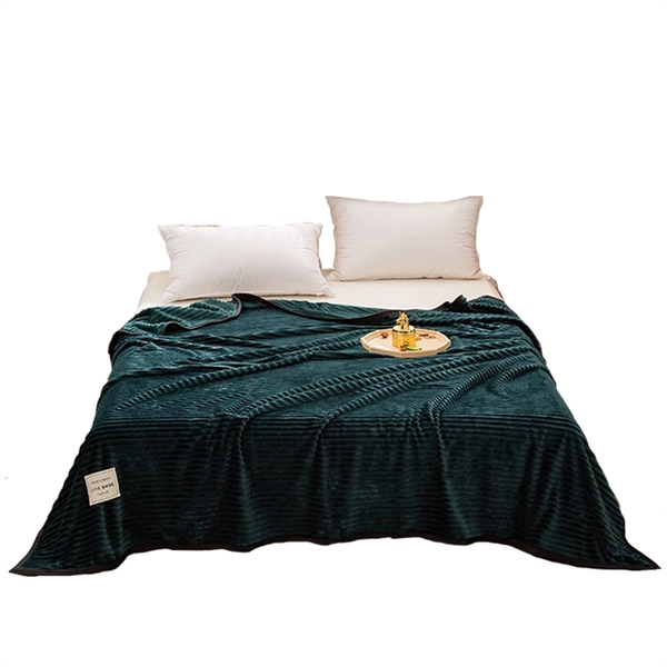 Custom Label Flannel Blanket Throw Lightweight Cozy Plush Mi - Image 6