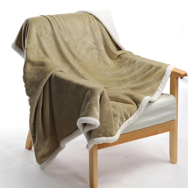 Custom Label Flannel Fleece Blanket Sofa Throw Blanket Multi - Image 6