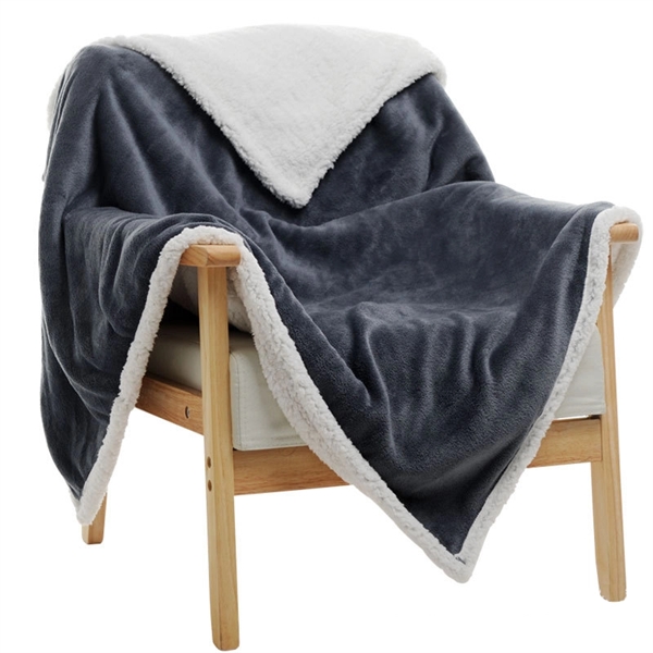 Custom Label Flannel Fleece Blanket Sofa Throw Blanket Multi - Image 11