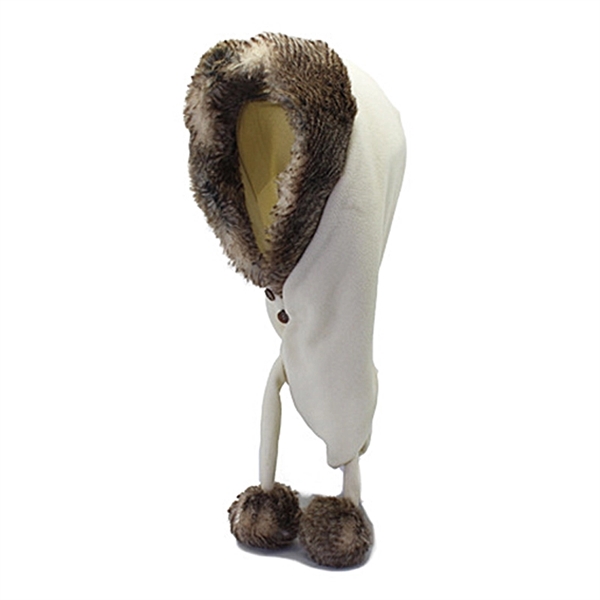 Custom Label Unisex Thermal Plush Fleece Neck Warming Beanie - Image 3