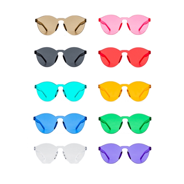 Soho Tinted Frame Sunglasses - Image 6