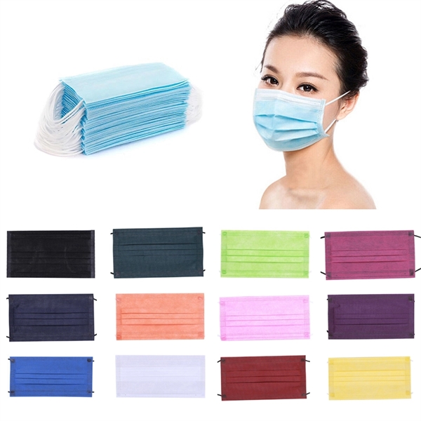 Customizable 3 Ply Disposable Protective Medical Face Mask - Image 1