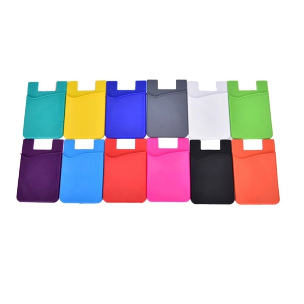 Silicone Cell Phone Sticky Wallet - Image 3