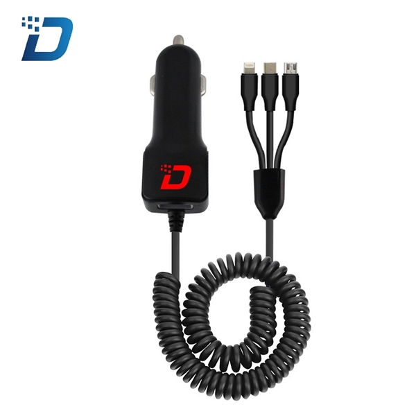 2.1A USB Car phone Charger(3 in 1 set) - Image 1