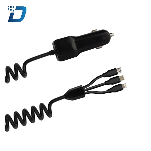 2.1A USB Car phone Charger(3 in 1 set) - Image 4