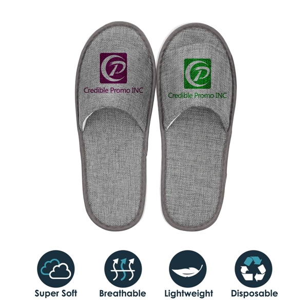Breathable Hotel Guests Disposable Slippers - Image 1