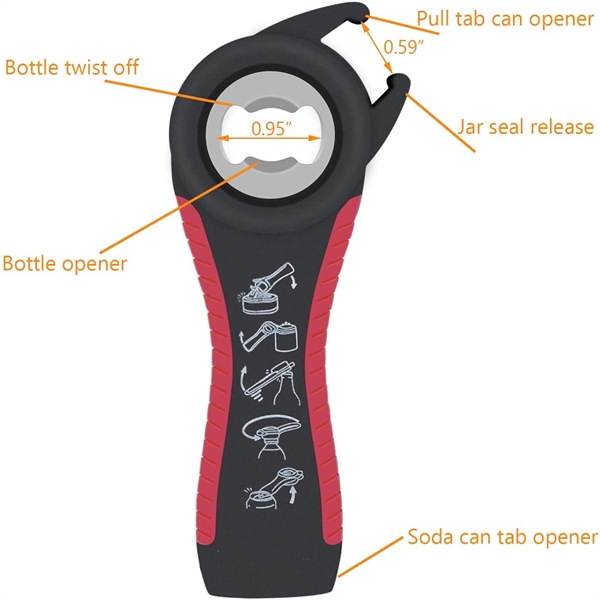 Multi-function Four-in-one Five-in-one Bottle Opener Pack - Image 3