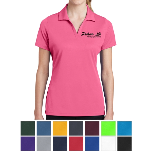 Ladies' Polo Shirt with PosiCharge® RacerMesh Design