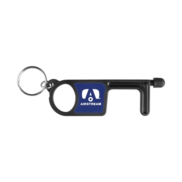 No-Touch Tool with Key Ring and Stylus - Image 3