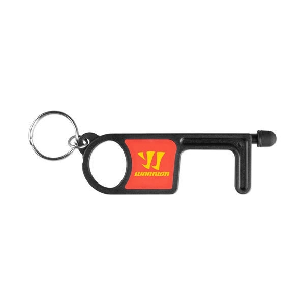 No-Touch Tool with Key Ring and Stylus - Image 4