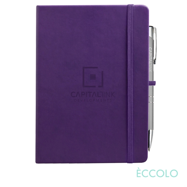 Eccolo® Cool Journal/Clicker Pen - (L) - Image 5