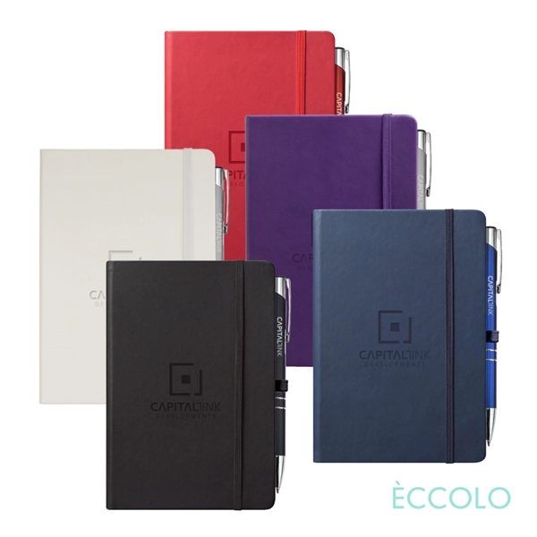 Eccolo® Cool Journal/Clicker Pen - (M)