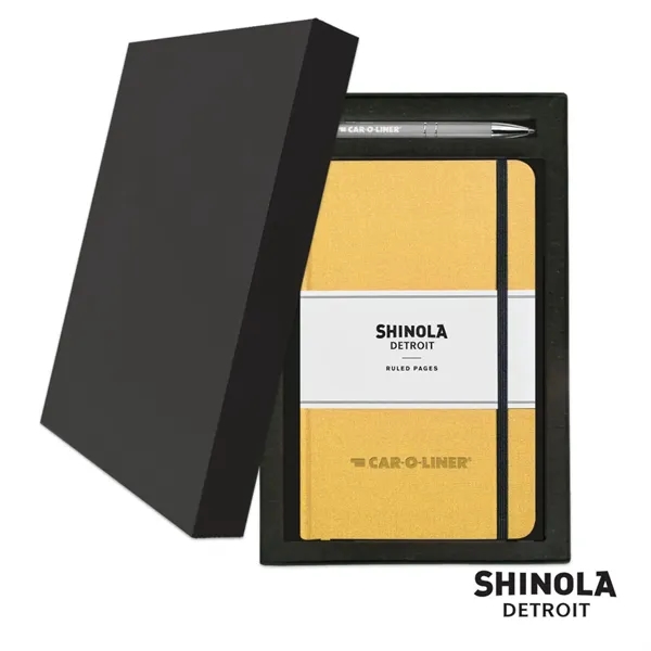 Shinola® HardCover Journal/Clicker Pen Gift Set - (M) - Image 3
