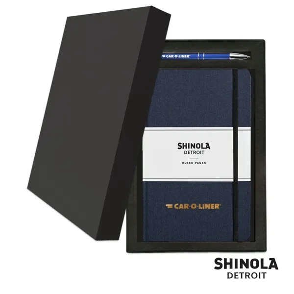 Shinola® HardCover Journal/Clicker Pen Gift Set - (M) - Image 6