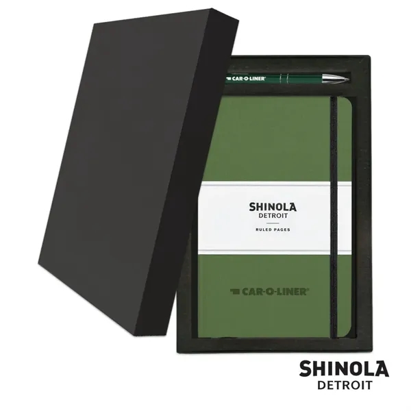 Shinola® HardCover Journal/Clicker Pen Gift Set - (M) - Image 7
