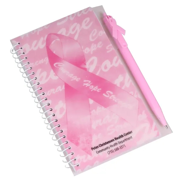 Pink Ribbon Notebook - Image 2