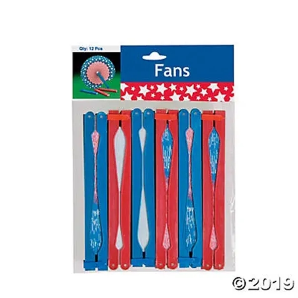 Patriotic Folding Fan - Image 2