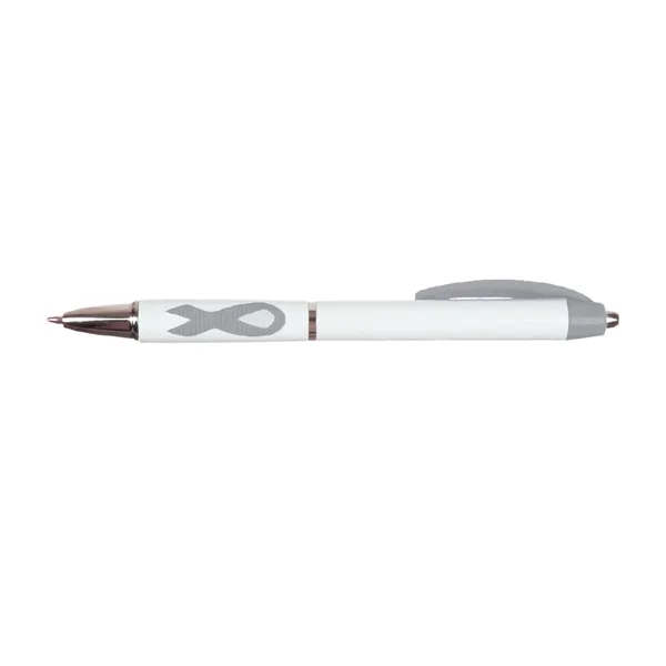 Pink Ribbon Grip Pen - Image 9