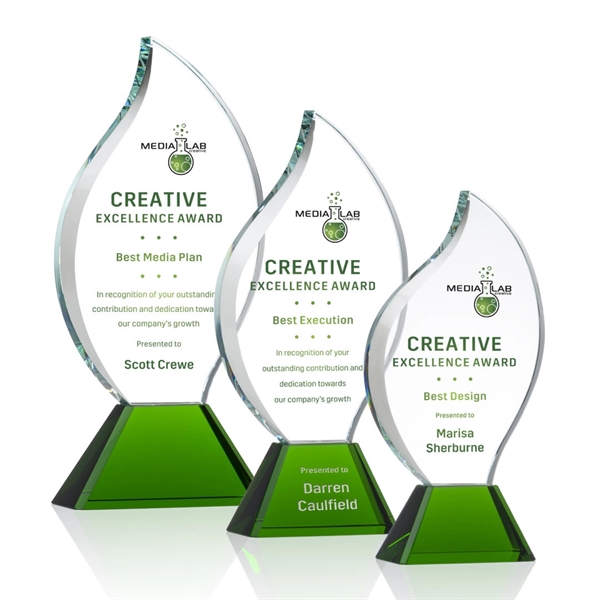 Norina Flame VividPrint™ Award - Green - Image 1