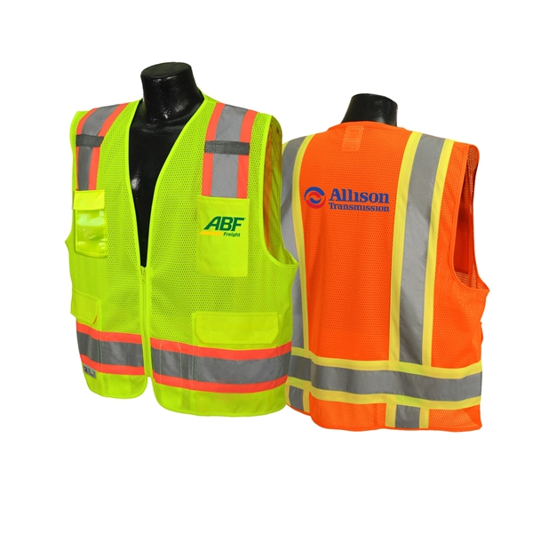 CLASS 2 SAFETY VEST WITH EXTRA POCKETS - Image 1