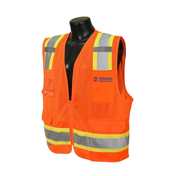 CLASS 2 SAFETY VEST WITH EXTRA POCKETS - Image 6