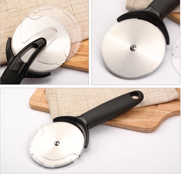 Stainless Steel Roller Pizza Cutter Knife    