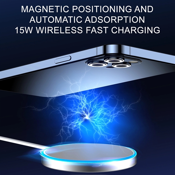 15W Magnet Wireless Charger Work With IPhone 12 And Any QI E - Image 8