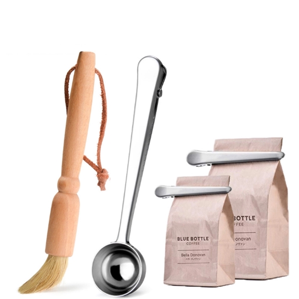 4 sets of coffee cleaning and storage tools     - Image 4