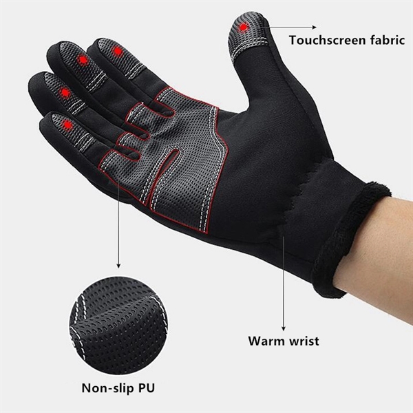 Touchscreen Waterproof Winter Gloves     - Image 2