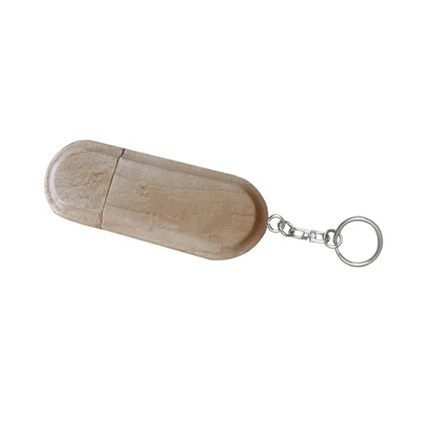 Wooden USB Keychain - Image 4